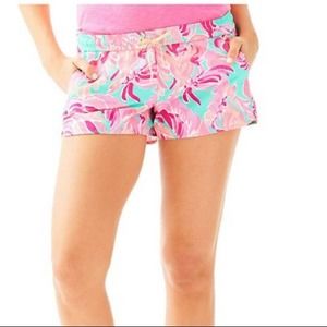 Lilly Pulitzer Run Around Shorts Love Birds